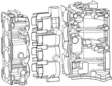 cylinder liner Engine block2