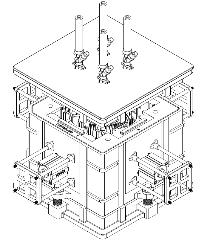 Mold assembly drawing