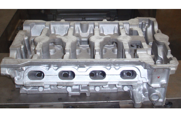 Aluminum alloy cylinder head casting