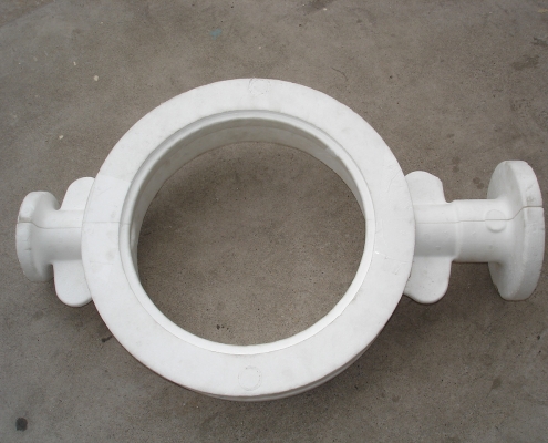 Butterfly valve body mould