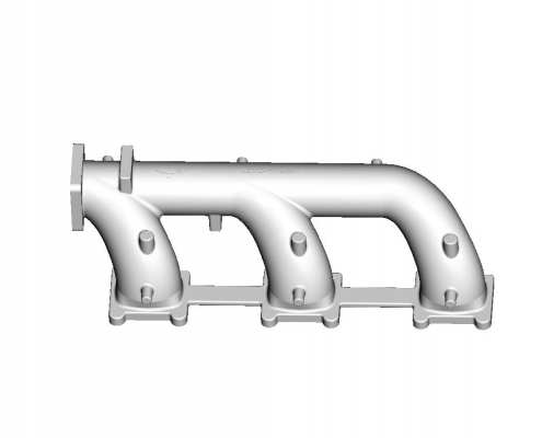 Exhaust pipe mould