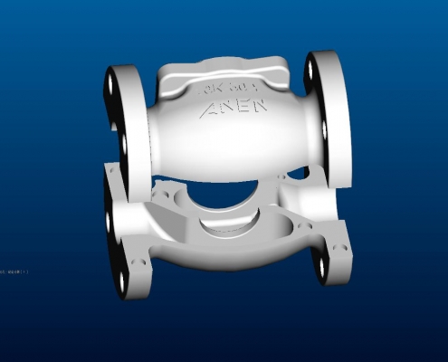 Globe valve mould