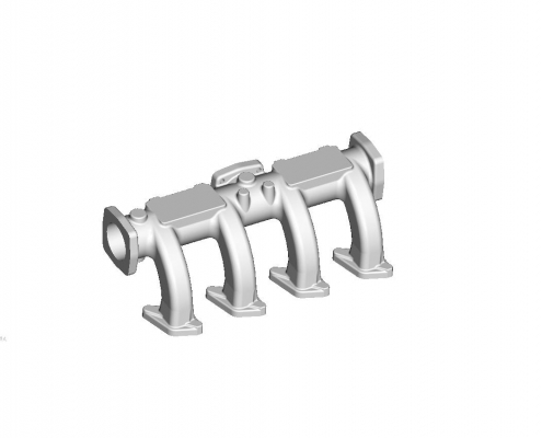 Intake pipe mould