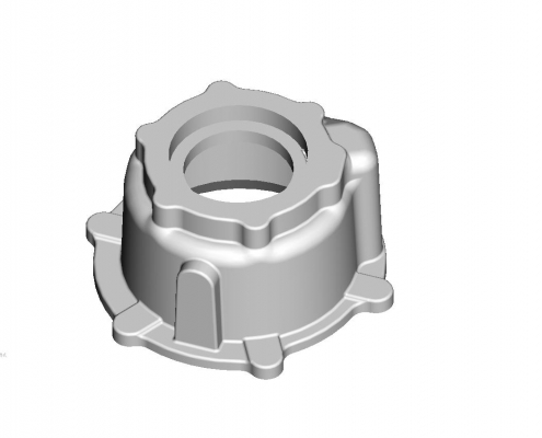 Inter-axle differential housing mould