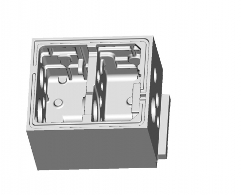 Machine headboard mould