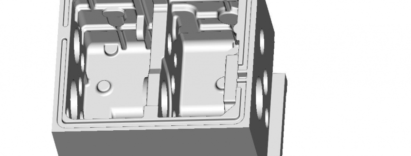 Machine headboard mould