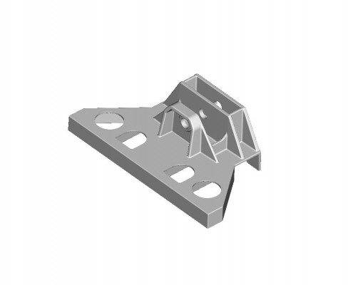 Mine car bracket mould