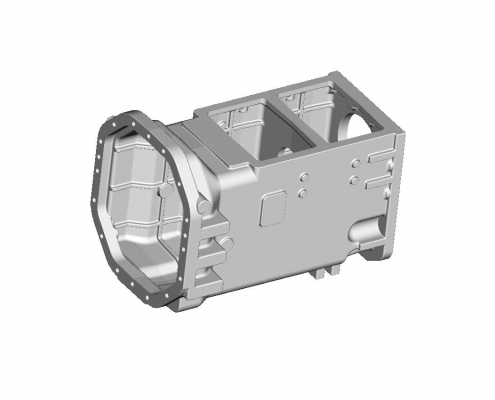 Tractor gearbox housing