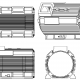 Motor diagrama mecanismo vivienda