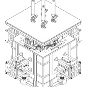 Mold assembly drawing