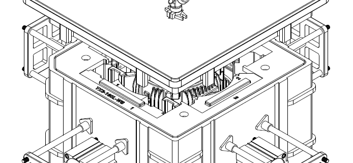 Mold assembly drawing