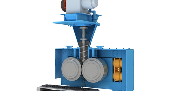 Metal briquetting machine
